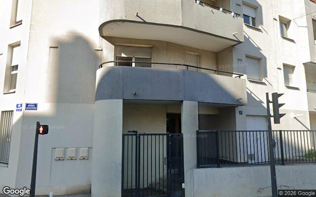 Façade : 93 avenue Lacassagne, Lyon