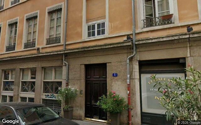 Façade : 1 rue Bellièvre, Lyon