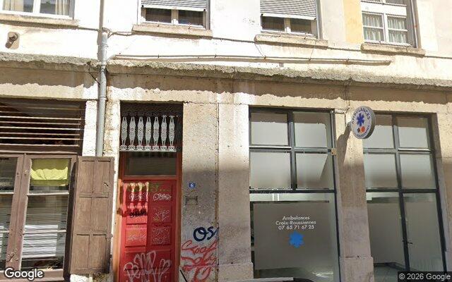 Façade : 6 rue d'Isly, Lyon