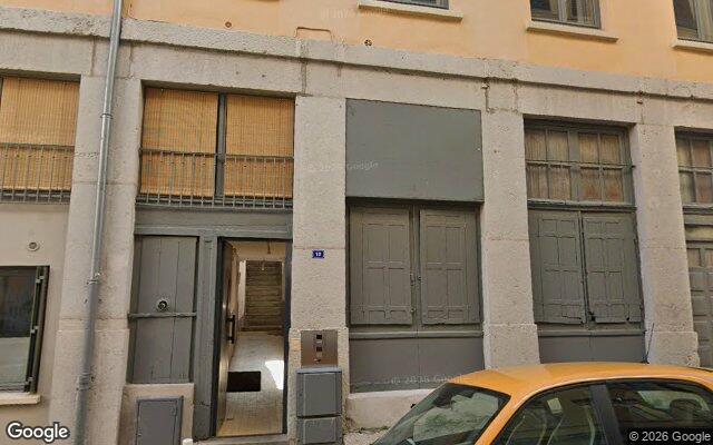 Façade : 12 rue Jeanne-Marie Celu, Lyon